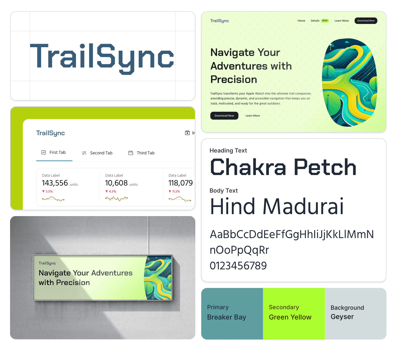 Trail Sync visual design